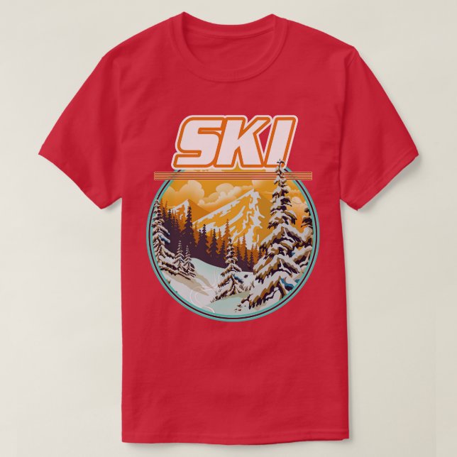 Camiseta Esqui (Frente do Design)