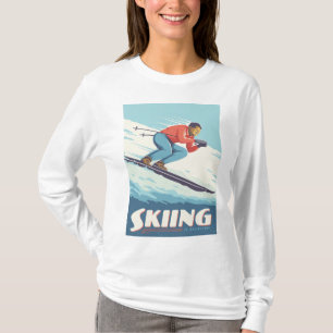 Camiseta Esqui Acredita Na Impressão