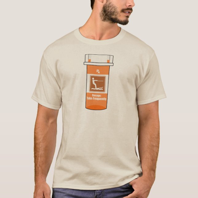 Camiseta Esqui Água É A Minha Droga (Frente)