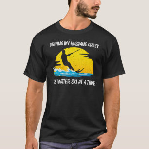 Camiseta Esqui Água legal Para Mulheres Esportes De Esqui M