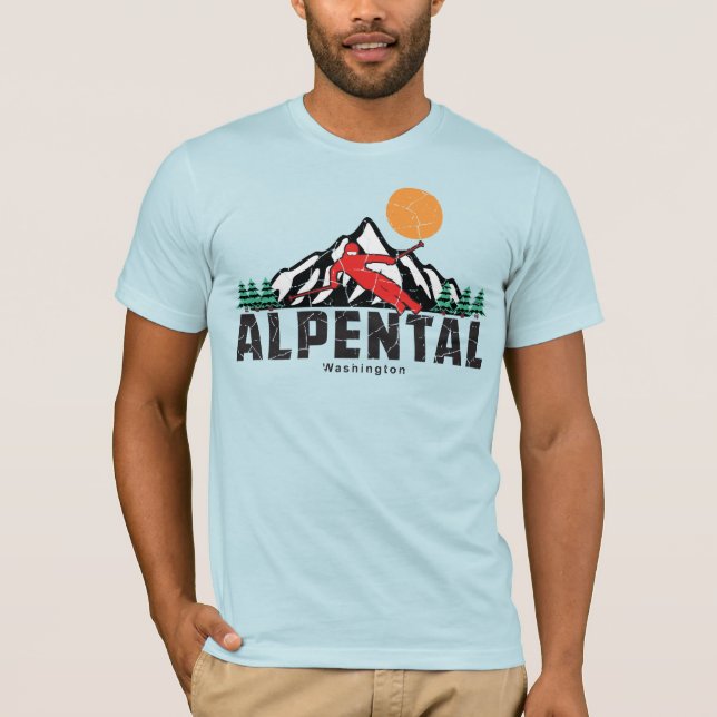 Camiseta Esqui Alfa Retroativa (Frente)