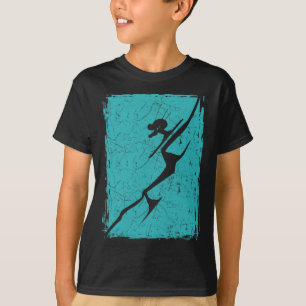 Camiseta Esqui Alpino Encosta Desgastada Esqui Descida Esqu