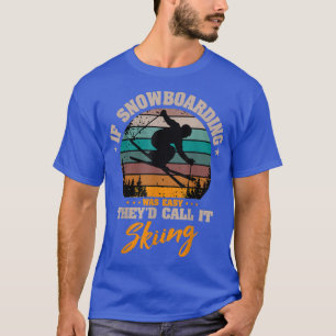 Camiseta Esqui Alpino Retro Vintage Slope Descida Se Snowbo