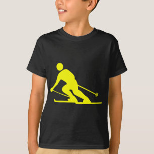 Camiseta Esqui - Amarelo