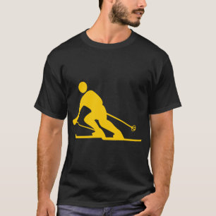 Camiseta Esqui - âmbar