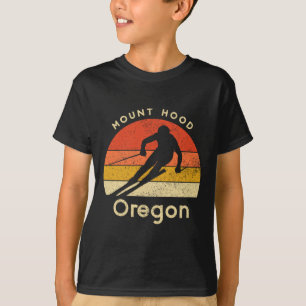 Camiseta Esqui Antigo Monte Hood Oregon Montanha