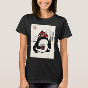 Camiseta Esqui após-esqui Japonês Homens Mulheres Crianças