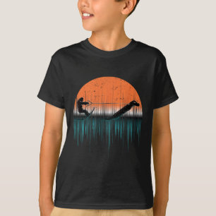 Camiseta Esqui Aquático Críptido Monstro do Lago Ness Engra