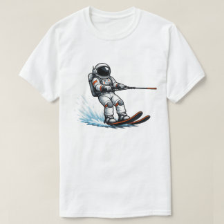 Camiseta Esqui Aquático de Astronauta