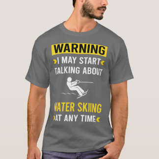 Camiseta Esqui aquático de esqui aquático de aviso Waterski
