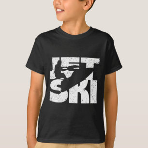 Camiseta Esqui aquático esportivo aquático retro vintage Je