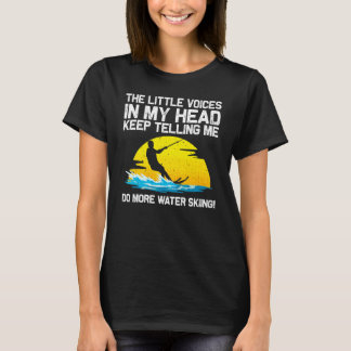 Camiseta Esqui Aquático Legal Para Homens Mulheres Esportes