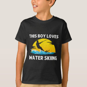 Camiseta Esqui Aquático Legal Para Meninos Meninas Esportes