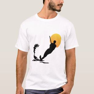 Camiseta Esqui Aquático Superfície Fria Esportistas Amantes