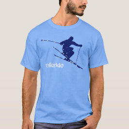 Camiseta Esqui azul da neve do Telluride