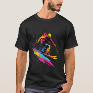 Camiseta Esqui Colorido