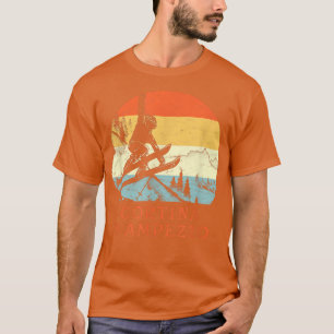 Camiseta Esqui Cortina d'Ampezzo, Itália Esqui na Neve Vint