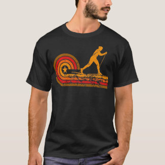 Camiseta Esqui da Vintage do Skier Cross Country