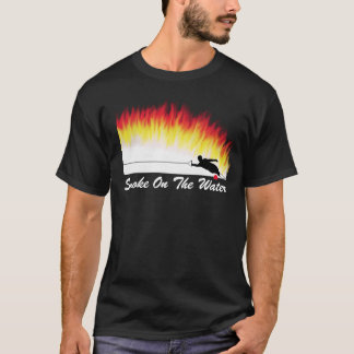 Camiseta Esqui de água do slalom "fumo t-shirt na água"
