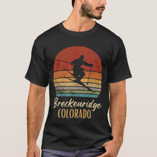 Camiseta Esqui de Breckenridge Colorado Montanha Vintage 