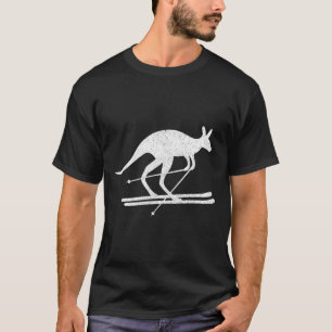Camiseta Esqui de Canguru Diversão Esportes de Inverno Aust