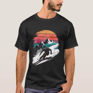 Camiseta Esqui de esqui retrô