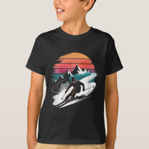 Camiseta Esqui de esqui retrô