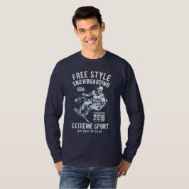 Camiseta Esqui de Estilo Livre 2018 Esportes Extremos