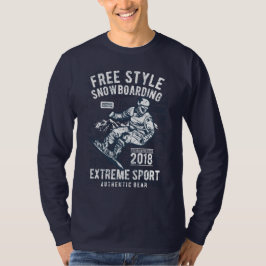 Camiseta Esqui de Estilo Livre 2018 Esportes Extremos