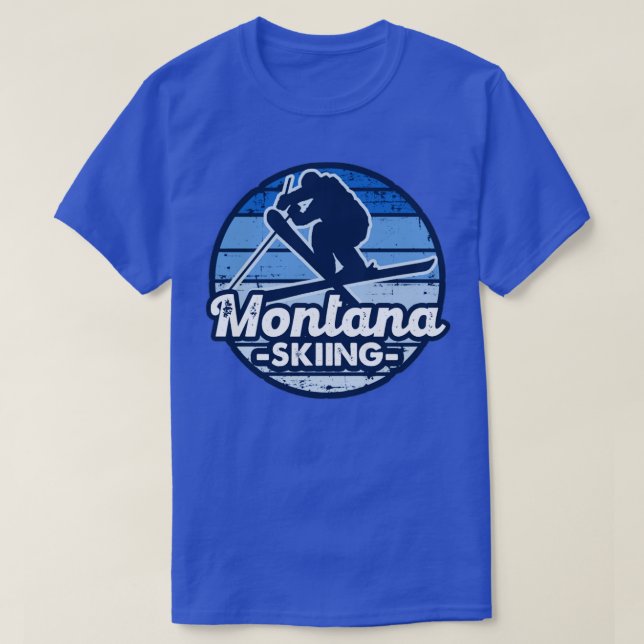 Camiseta Esqui de Montana (Frente do Design)