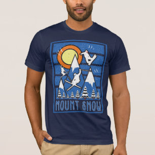 Camiseta Esqui de neve de montagem retrorreflectora
