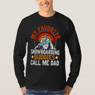 Camiseta Esqui de neve - Meus melhores amigos no esqui de n