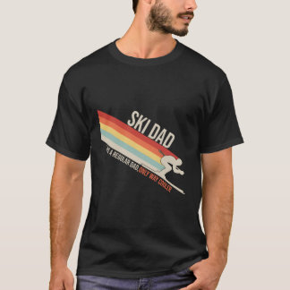 Camiseta Esqui de Pai de esqui inverno