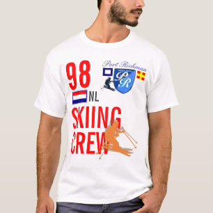 Camiseta Esqui de Países Baixos do grupo do esqui de