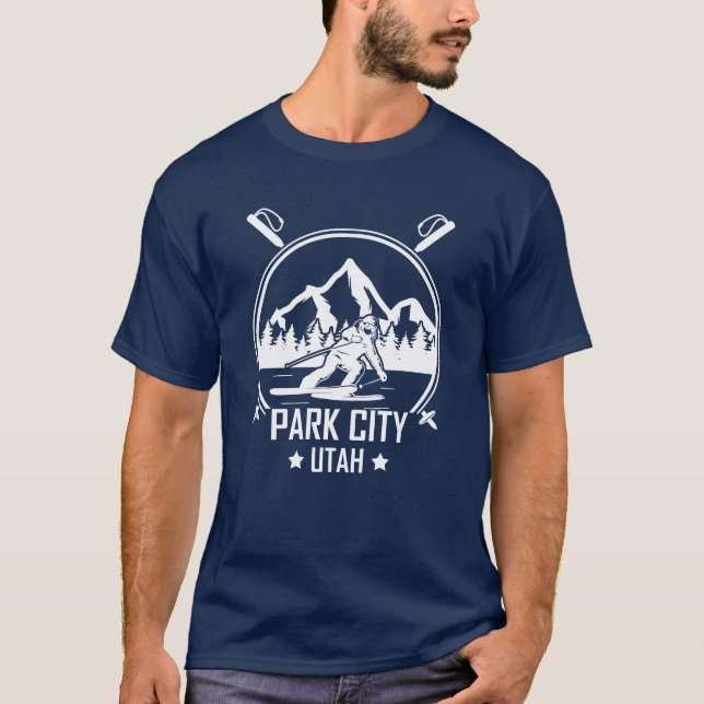 Camiseta Esqui de Park City Utah (Frente)