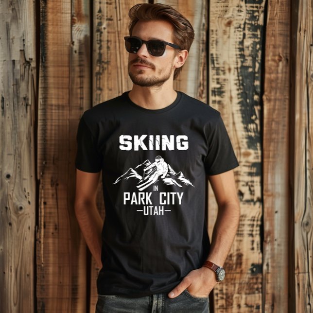 Camiseta Esqui de Park City Utah (Criador carregado)