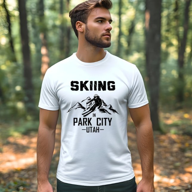 Camiseta Esqui de Park City Utah (Criador carregado)
