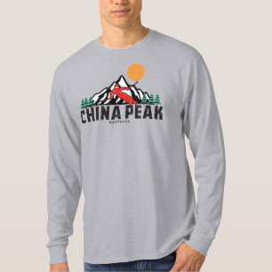 Camiseta Esqui de Pico da China Retro