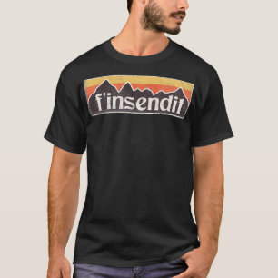 Camiseta Esqui de Snowboard Enviar-lhe finsendit engraçado
