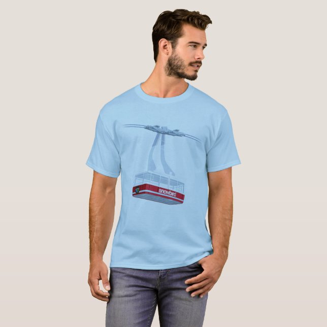Camiseta Esqui do Snowbird (Frente Completa)