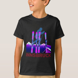 Camiseta Esqui e Snowboard em Innsbruck Retro 90 Innsbruck