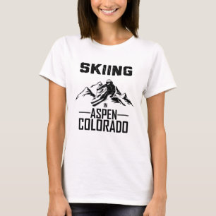 Camiseta Esqui em Aspen Colorado
