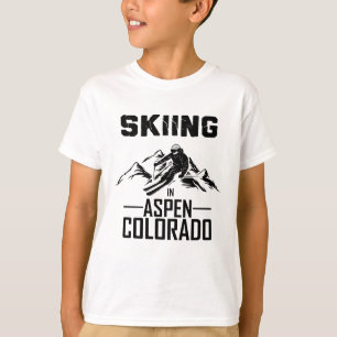Camiseta Esqui em Aspen Colorado