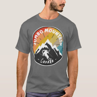 Camiseta Esqui Em Jumbo Mountain No Canadá