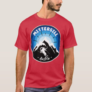 Camiseta Esqui Em Mittersill Áustria Azul