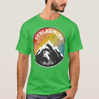 Camiseta Esqui Em Schladming Áustria