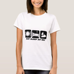 Camiseta Esqui engraçado do jato