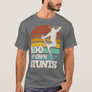 Camiseta Esqui Engraçado Eu Faço Minhas Próprias Pedras Esq