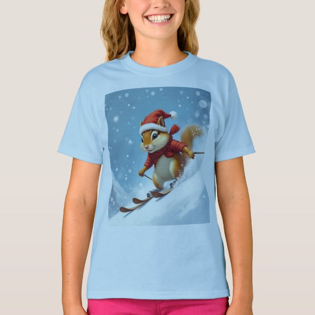 Camiseta Esqui esquilo (Frente)