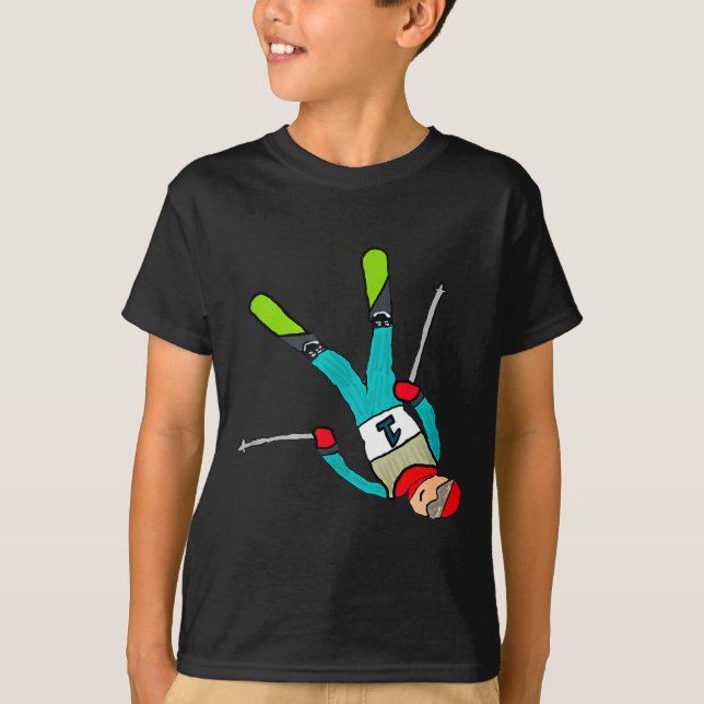 Camiseta Esqui estilo livre  (Frente)